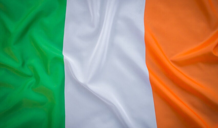 Green White Orange Flag