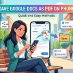 Save Google Docs as PDF on Phone