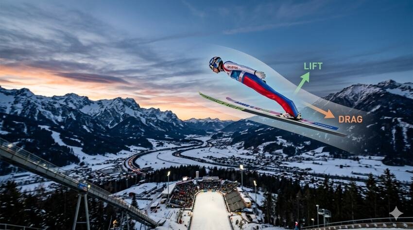 How Ski Jumpers Stay in the Air for So Long
