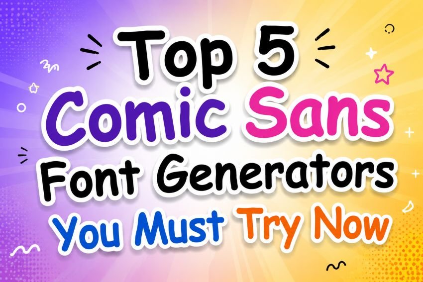 Comic Sans Font Generators