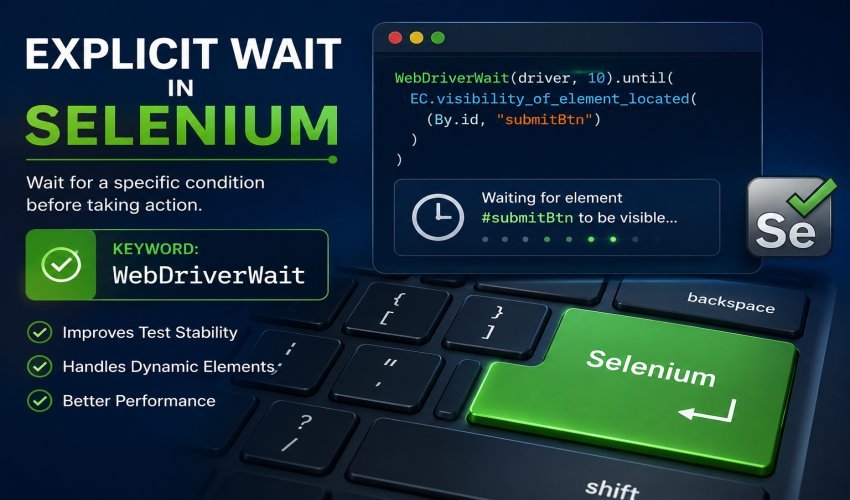 Explicit Wait in Selenium