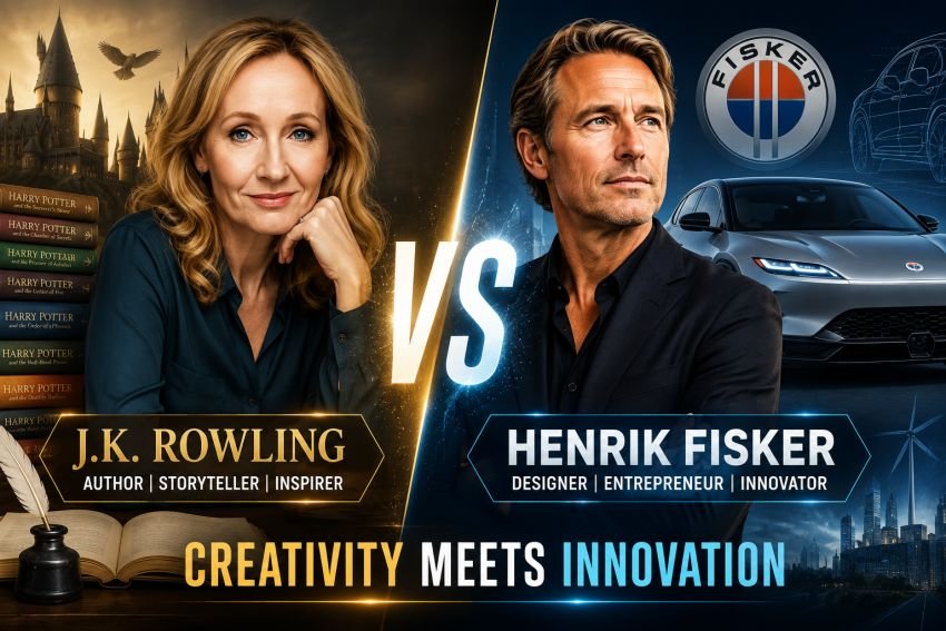 J.K. Rowling vs Henrik Fisker