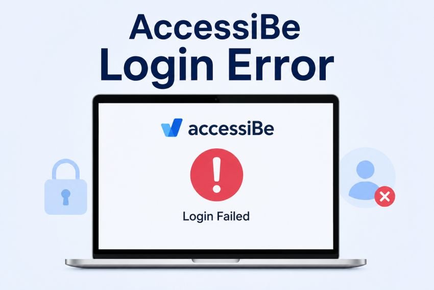 AccessiBe Login Error