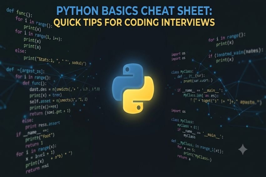 Python Basics Cheat Sheet