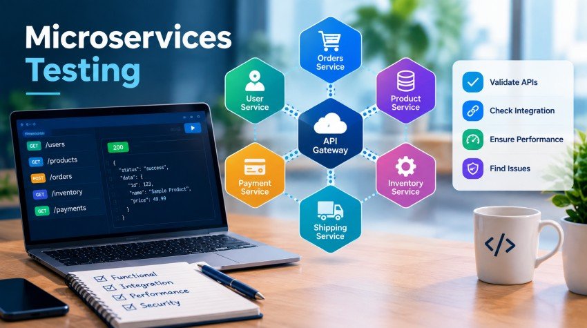 what is microservices testing